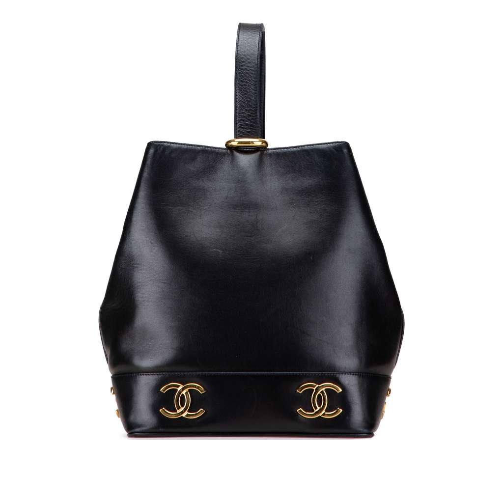 Chanel Triple CC Lambskin Bucket