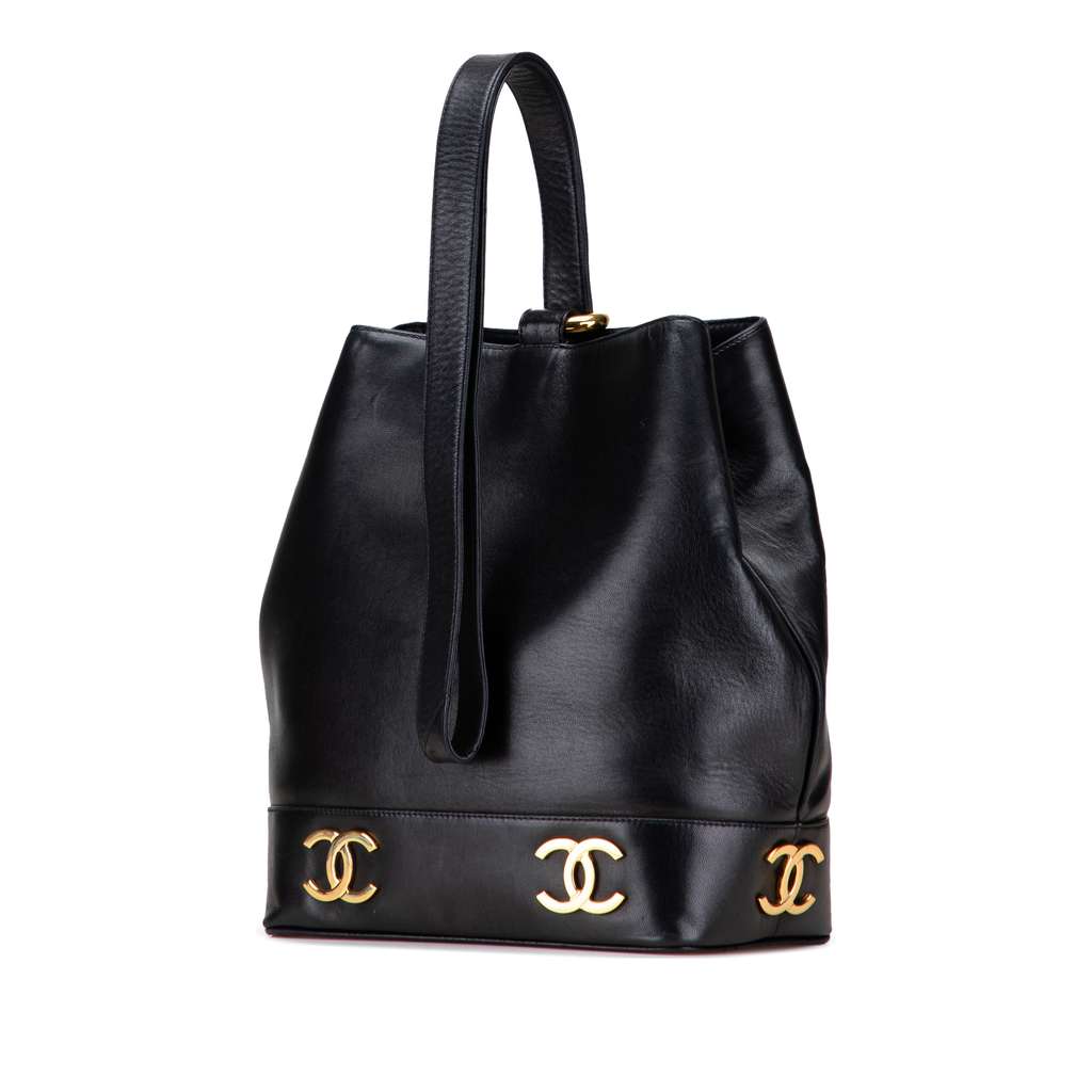 Chanel Triple CC Lambskin Bucket - 2