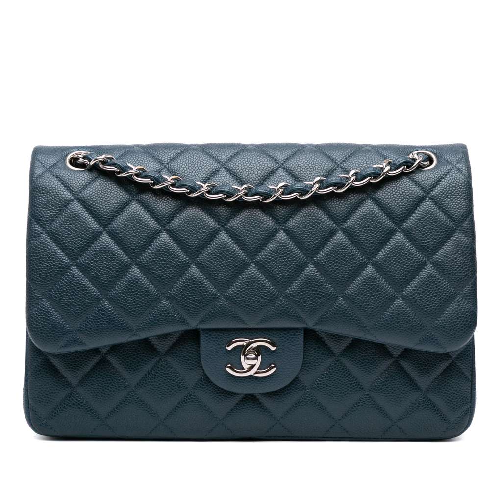 Chanel Jumbo Classic Iridescent Caviar Double Flap