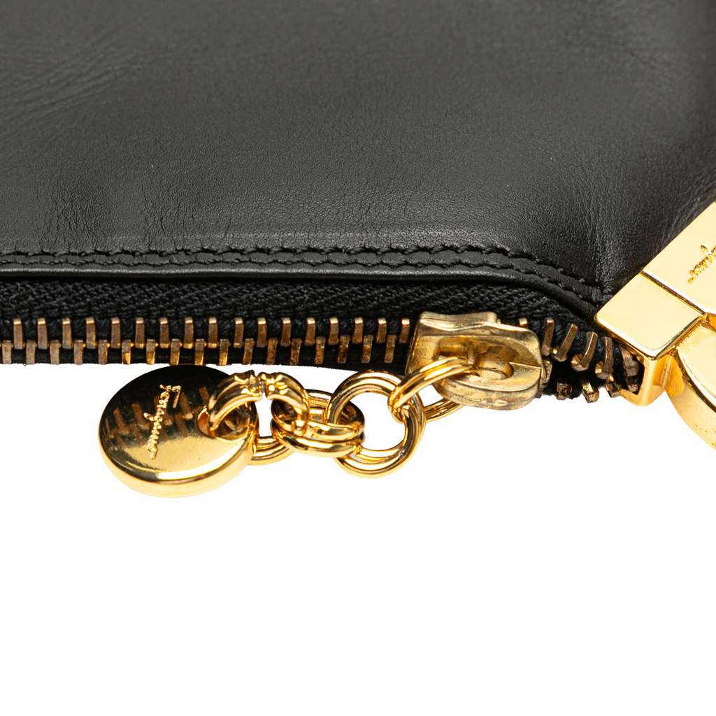 Salvatore Ferragamo Leather Gancini Coin Pouch - Detail 1