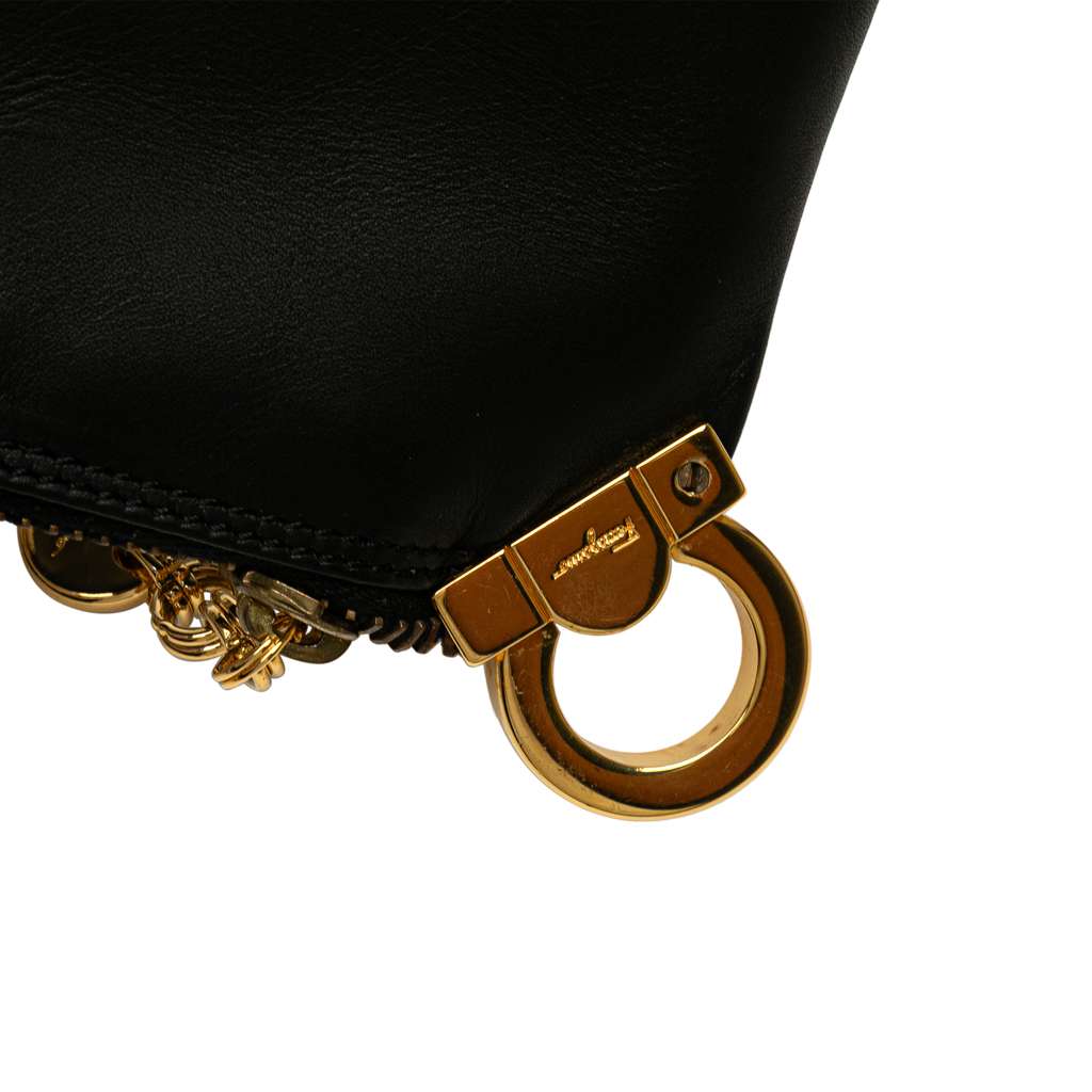 Salvatore Ferragamo Leather Gancini Coin Pouch - Detail 2