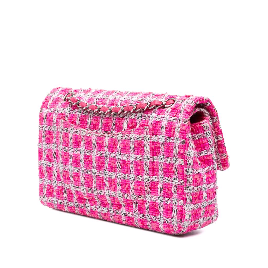Chanel Medium Classic Tweed Double Flap - 2