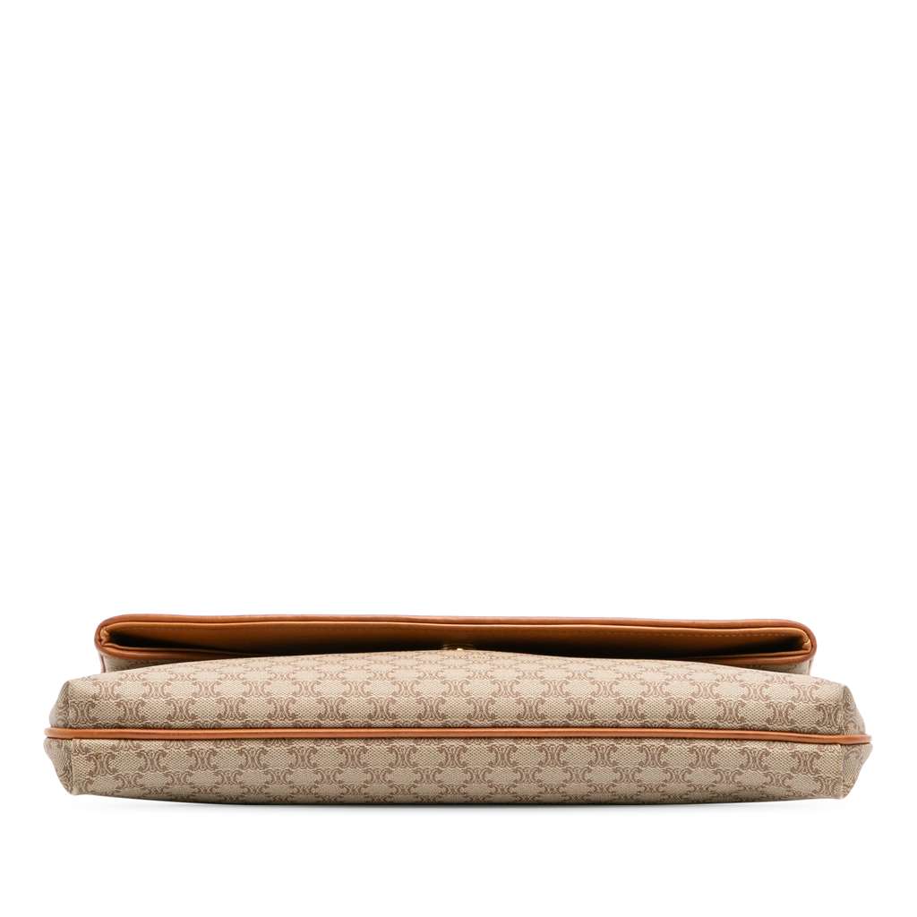 Celine Macadam Coated Canvas Clutch - Image 6