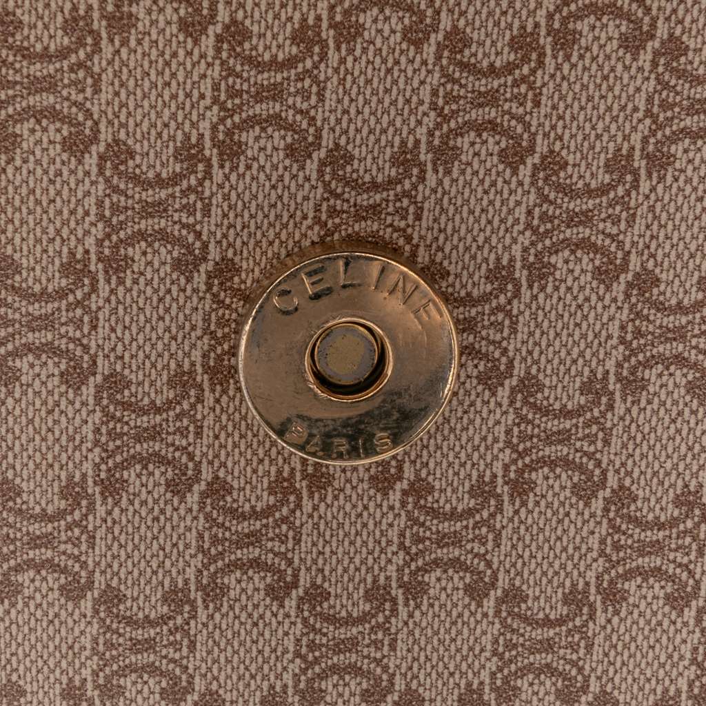 Celine Macadam Coated Canvas Clutch - Image 10