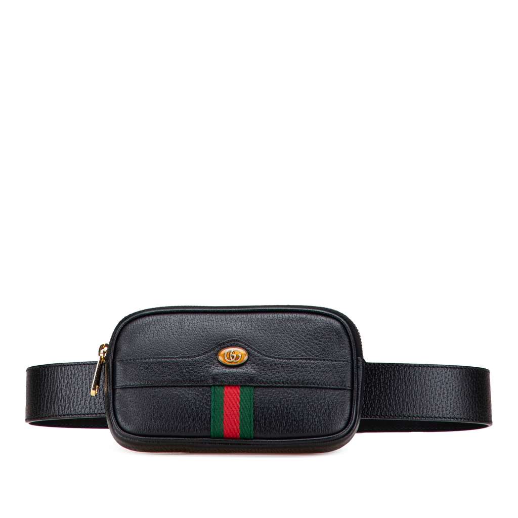 Gucci Small Leather Ophidia Belt Bag