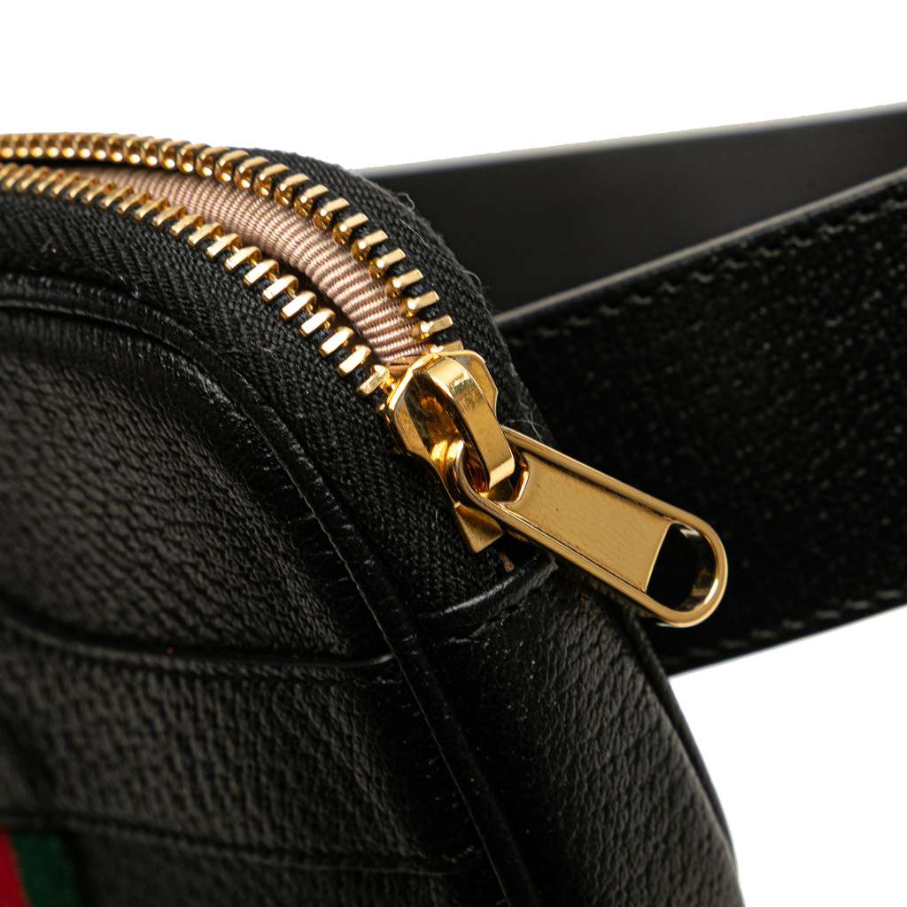 Gucci Small Leather Ophidia Belt Bag - Image 10