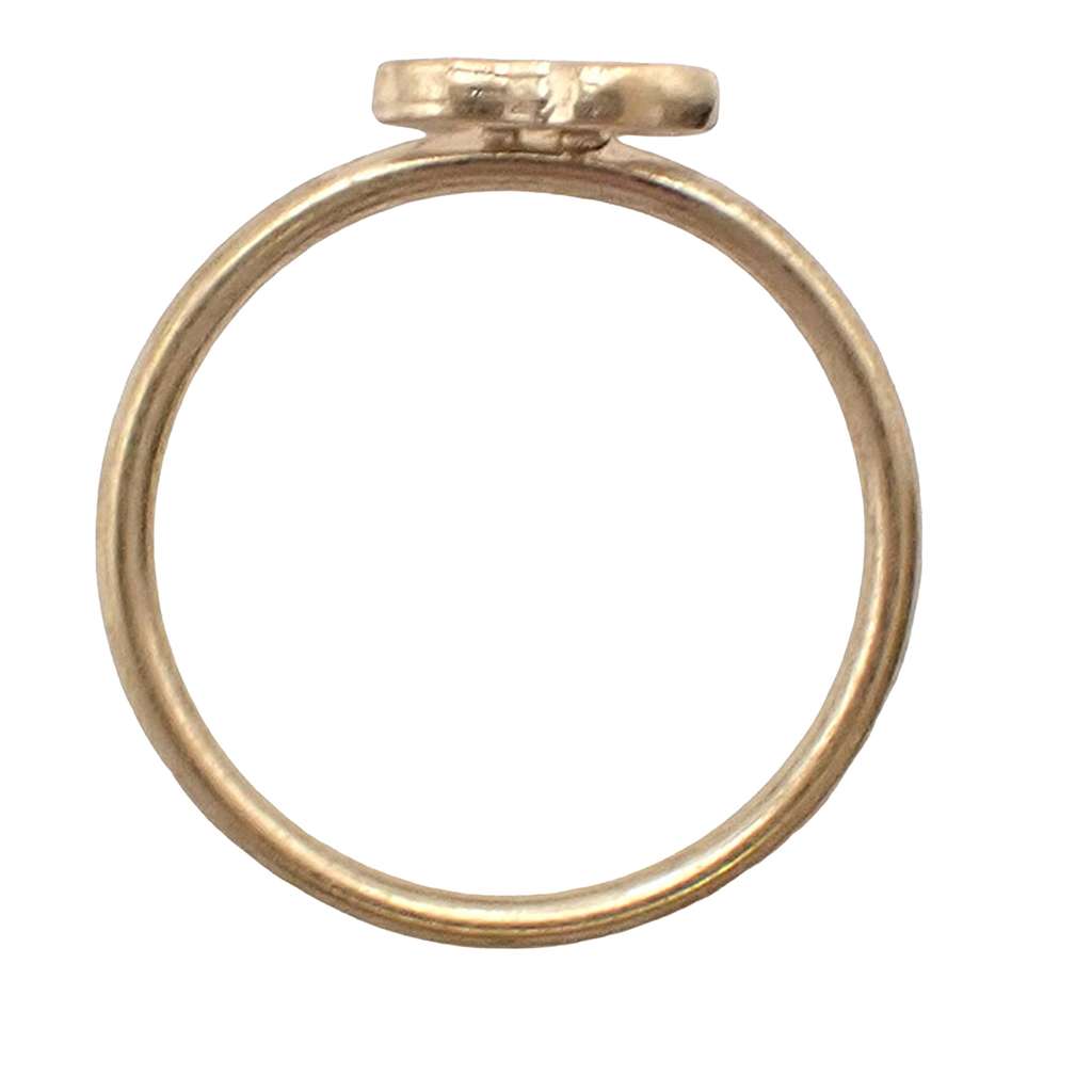 Chanel Gold Plated CC Ring - Image 6