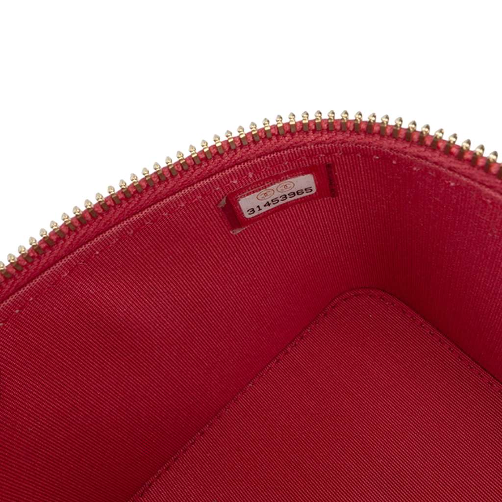 Chanel Mini CC Quilted Lambskin Top Handle Vanity Case With Chain - 5