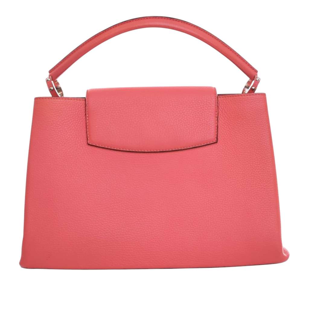 Louis Vuitton Taurillon Capucines MM - Back view