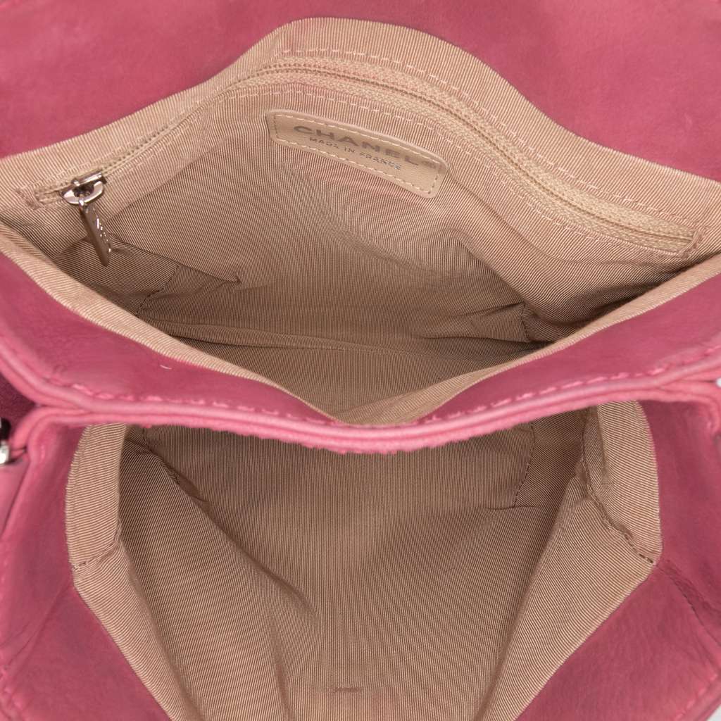 Chanel Mini Quilted Nubuck Trianon Messenger Flap - 4