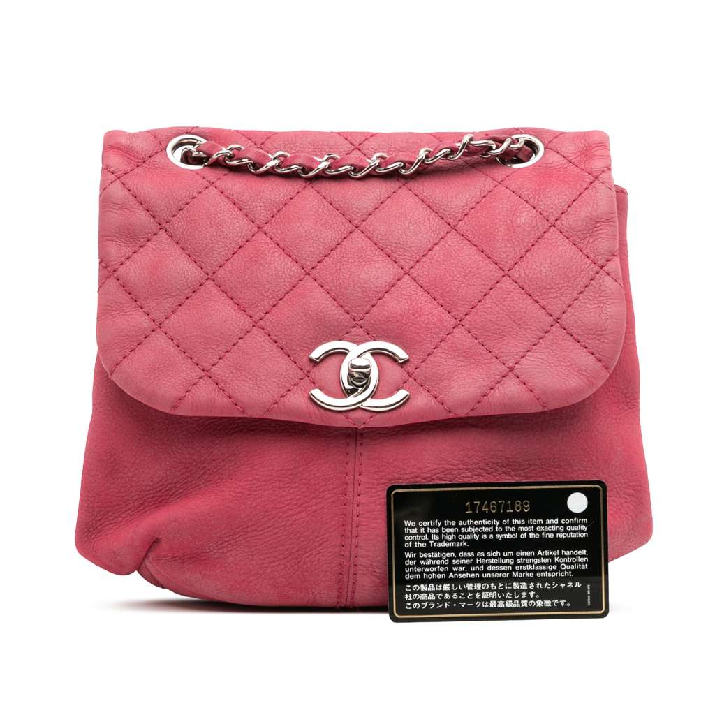 Chanel Mini Quilted Nubuck Trianon Messenger Flap - Image 11
