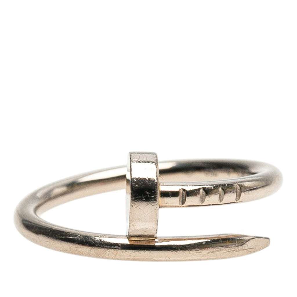 Cartier Small 18K White Gold Juste un Clou Ring