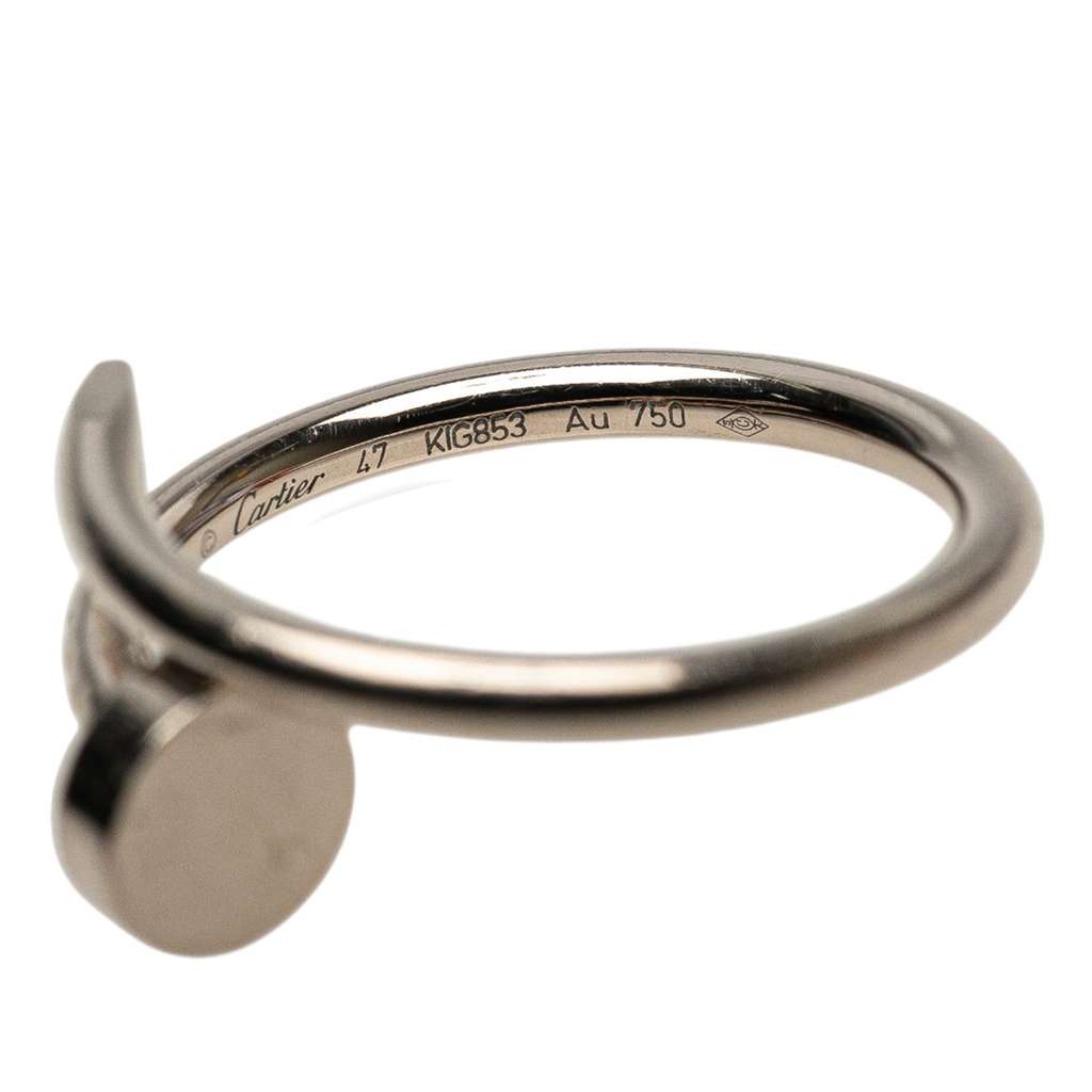 Cartier Small 18K White Gold Juste un Clou Ring - Back view