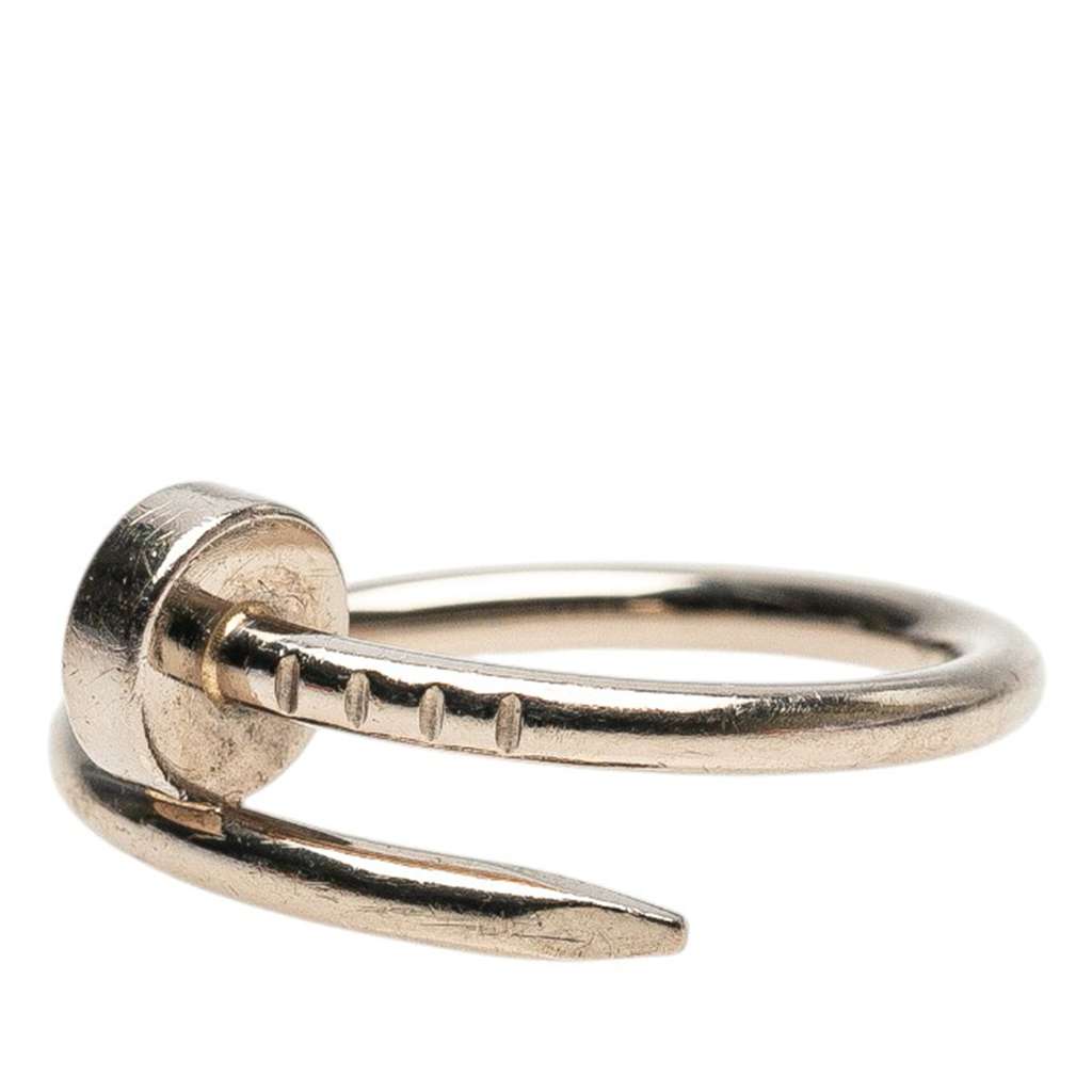Cartier Small 18K White Gold Juste un Clou Ring - Side view