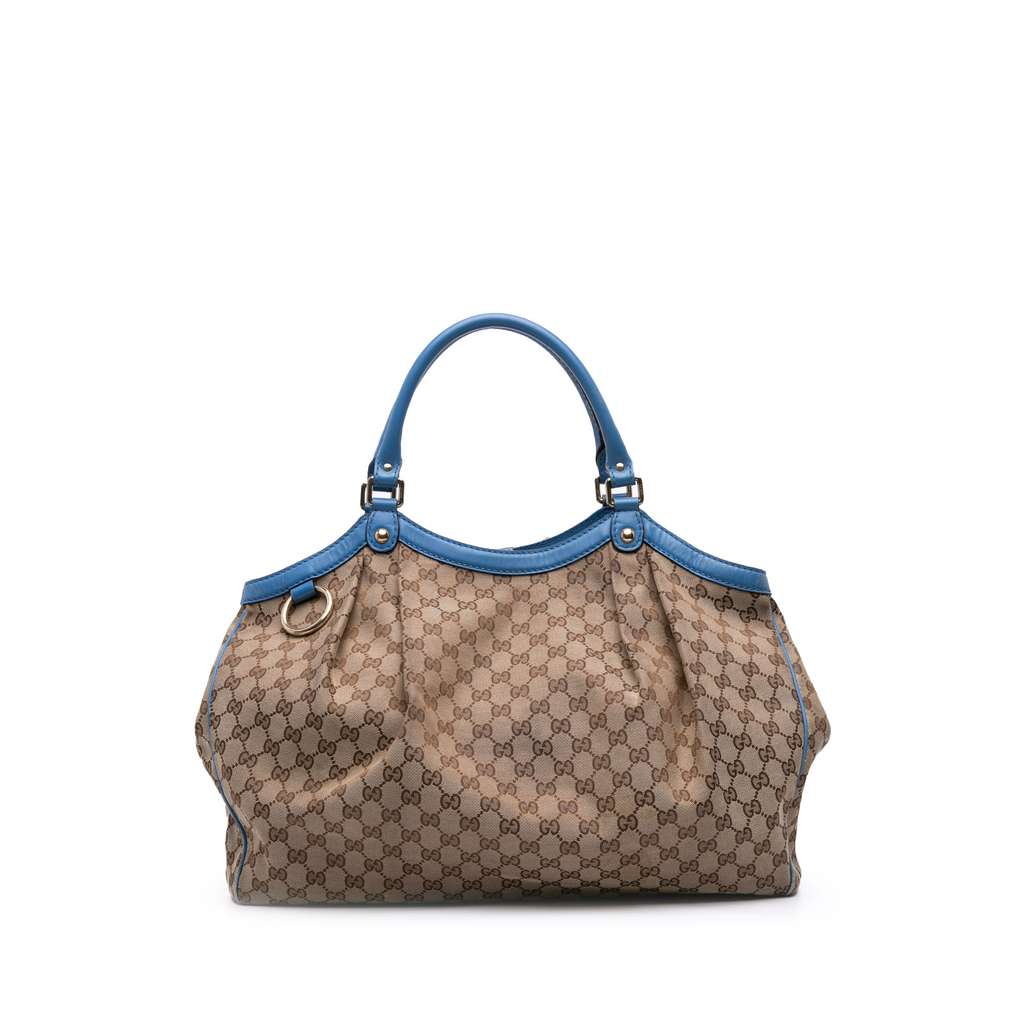 Gucci Large GG Canvas Sukey Tote