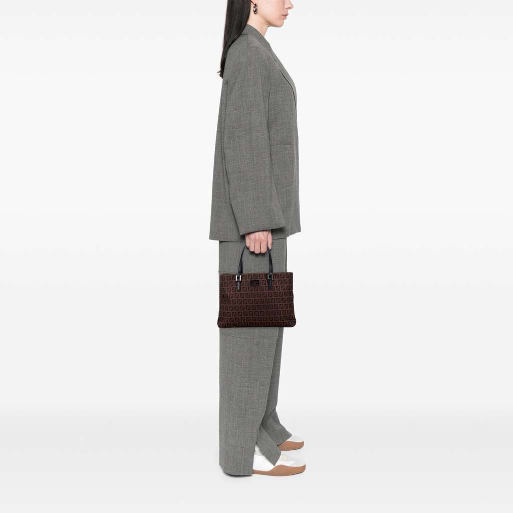 Fendi Zucchino Canvas Tote - Image 13