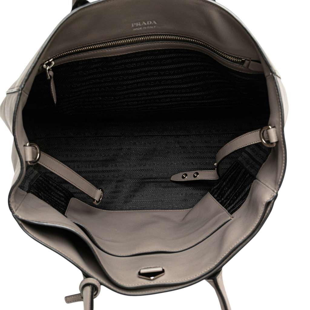 Prada City Calf Open Convertible Tote - 4
