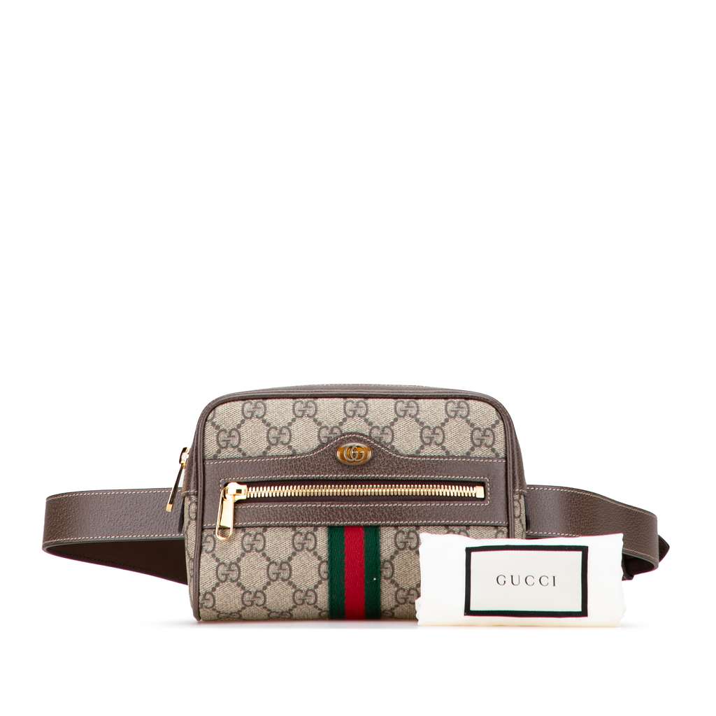 Gucci Small GG Supreme Ophidia Belt Bag - Image 13