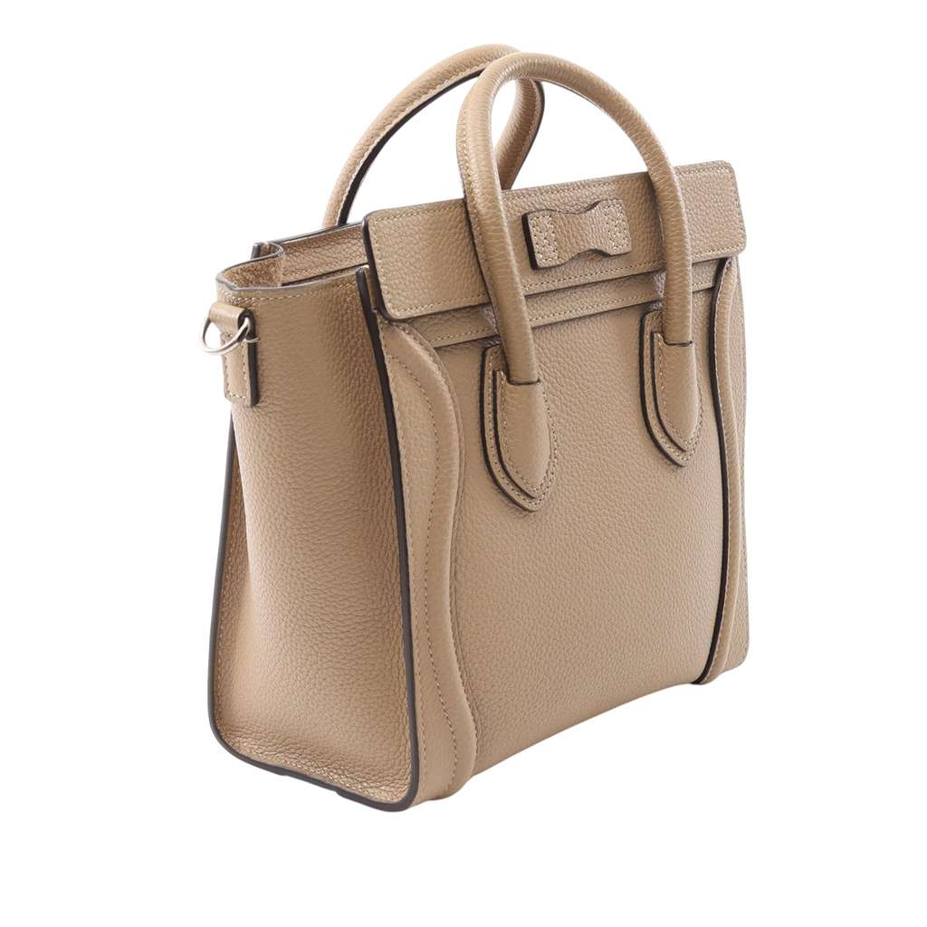 Celine Nano Leather Luggage Tote - 2