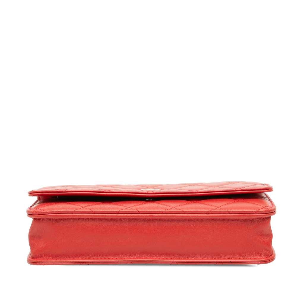Chanel CC Quilted Lambskin Wallet on Chain - Image 6