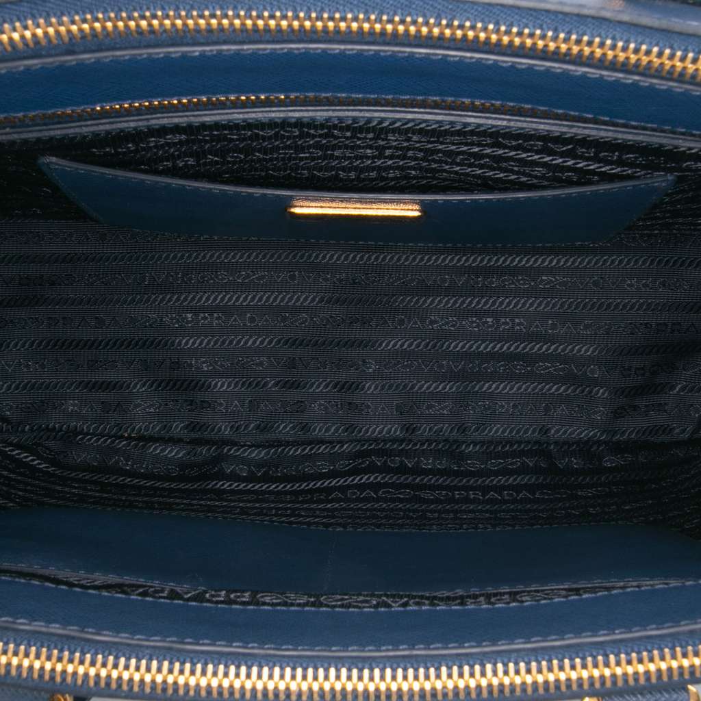 Prada Large Saffiano Lux Galleria Double Zip Tote - 4