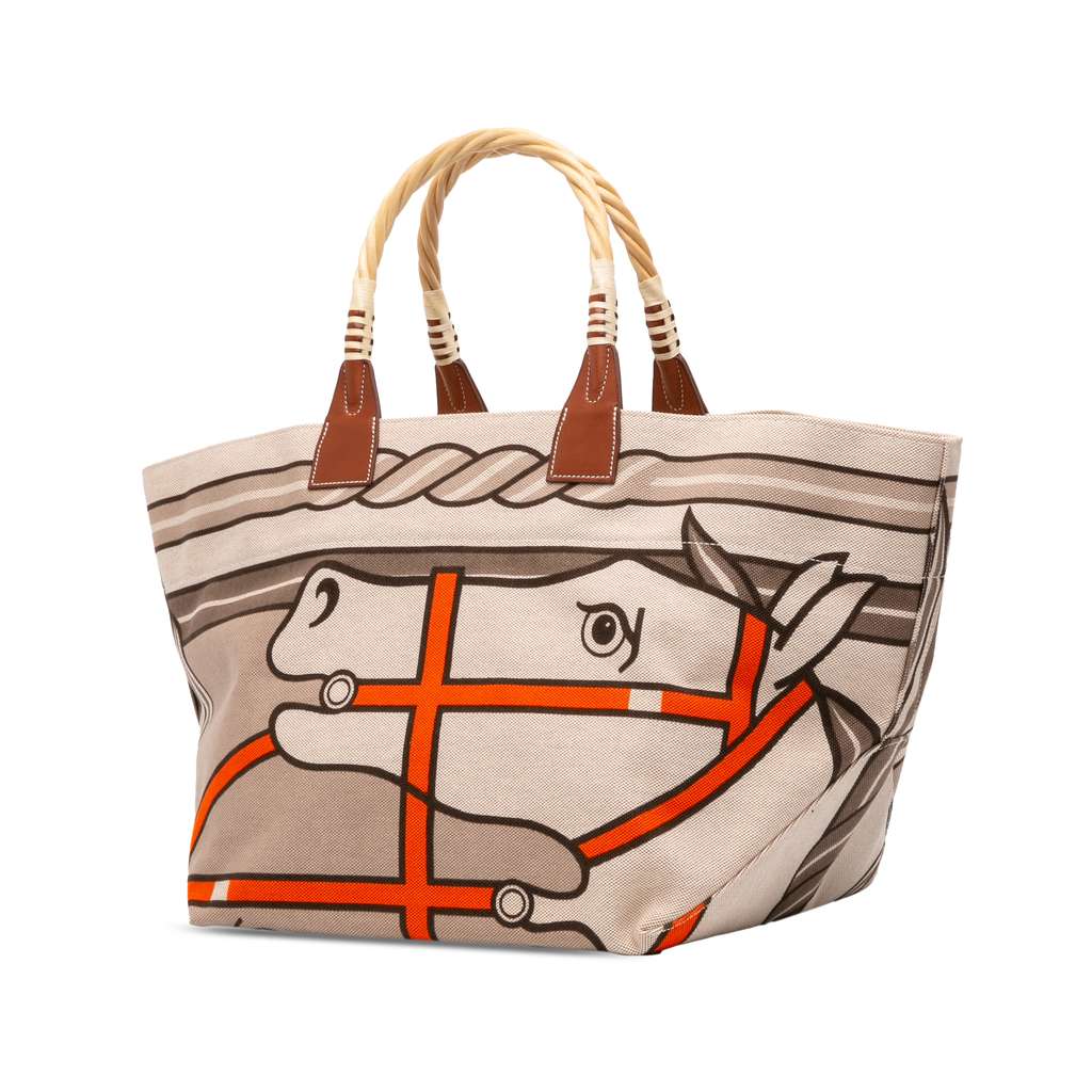 Hermès Toile H Plume Quadrige au Fil Steeple 31 - Back view