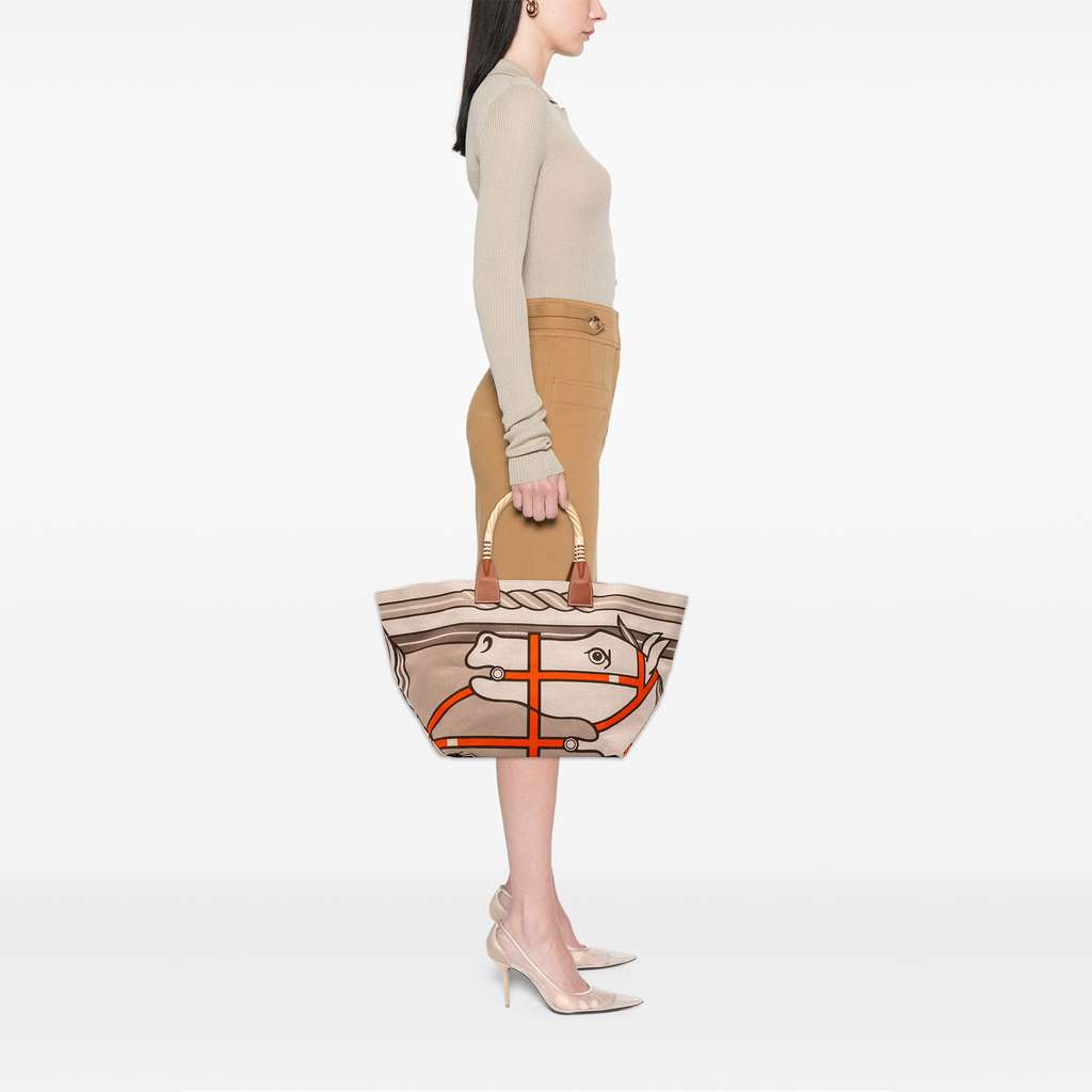 Hermès Toile H Plume Quadrige au Fil Steeple 31 - Image 12