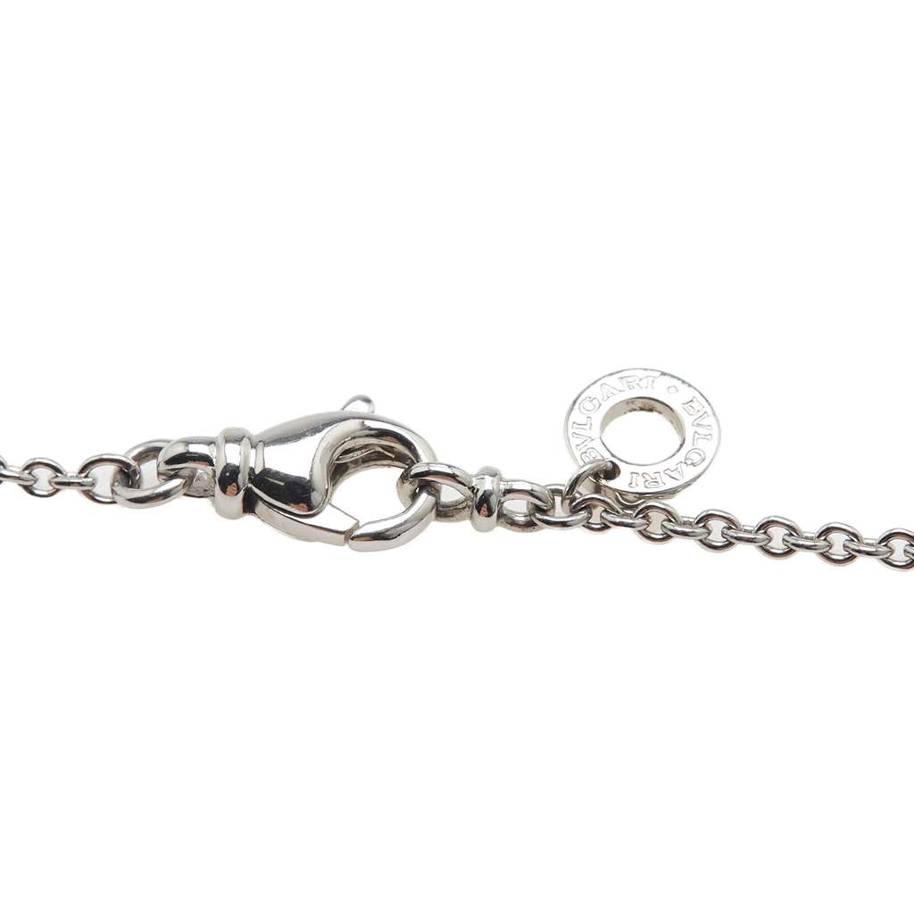 Bvlgari 18K White Gold Latin Cross Pendant Necklace - 5