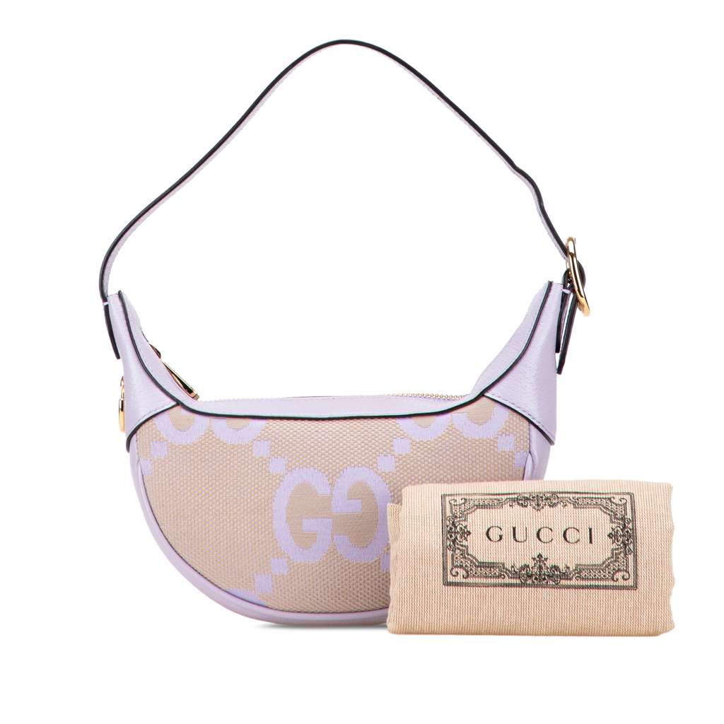 Gucci Mini Jumbo GG Canvas Ophidia Shoulder Bag - Image 13