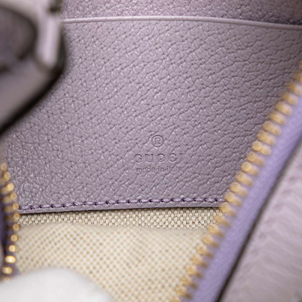 Gucci Mini Jumbo GG Canvas Ophidia Shoulder Bag - Side view