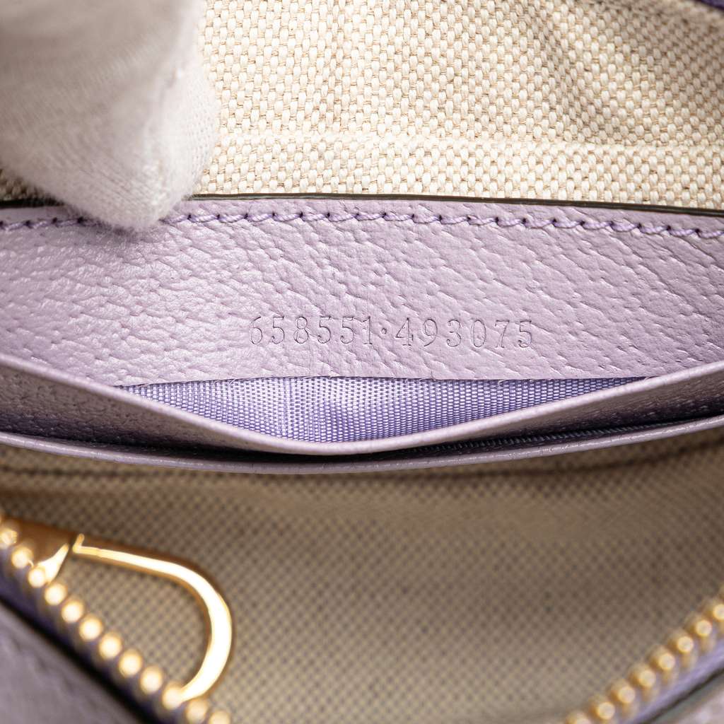 Gucci Mini Jumbo GG Canvas Ophidia Shoulder Bag - Detail 1