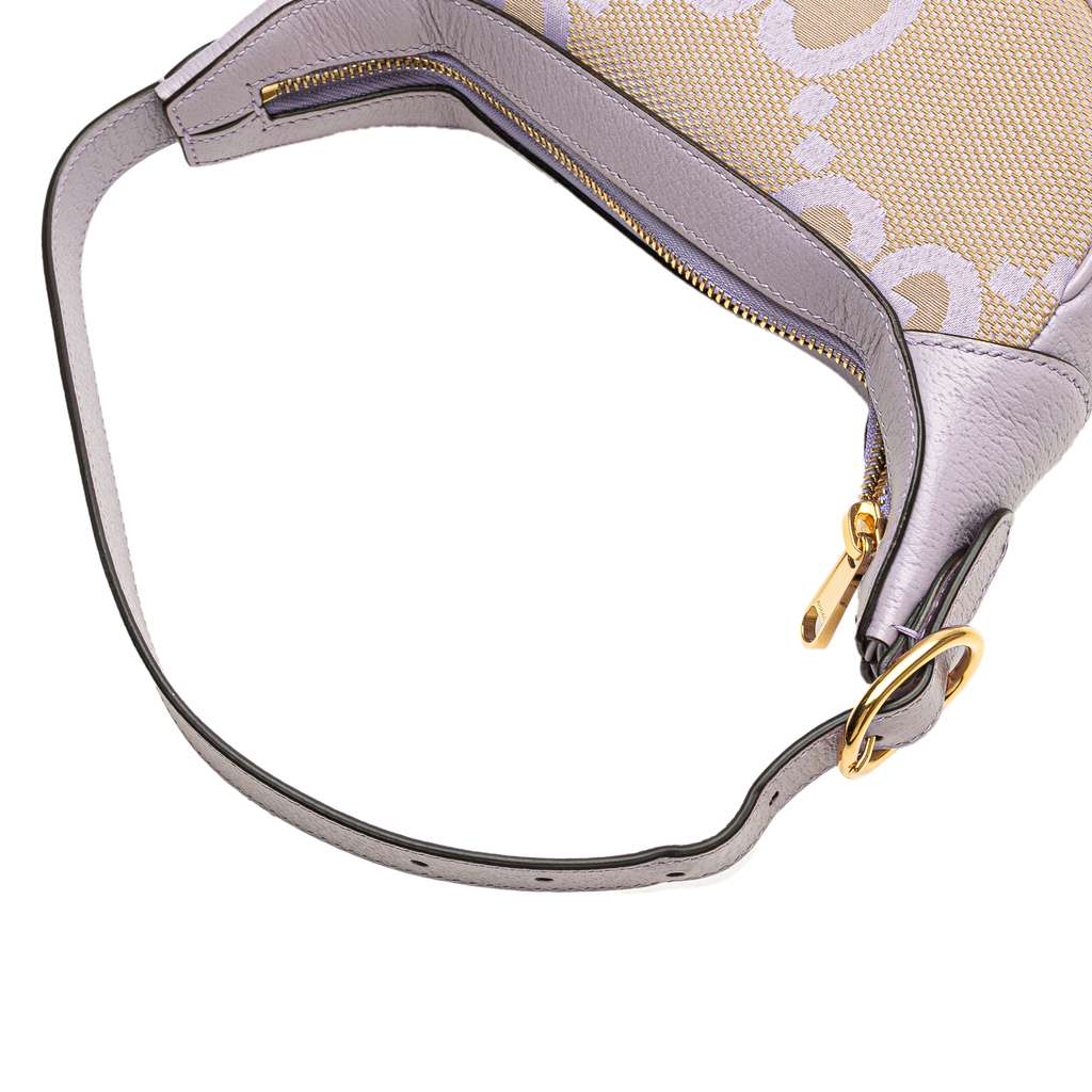 Gucci Mini Jumbo GG Canvas Ophidia Shoulder Bag - Image 11