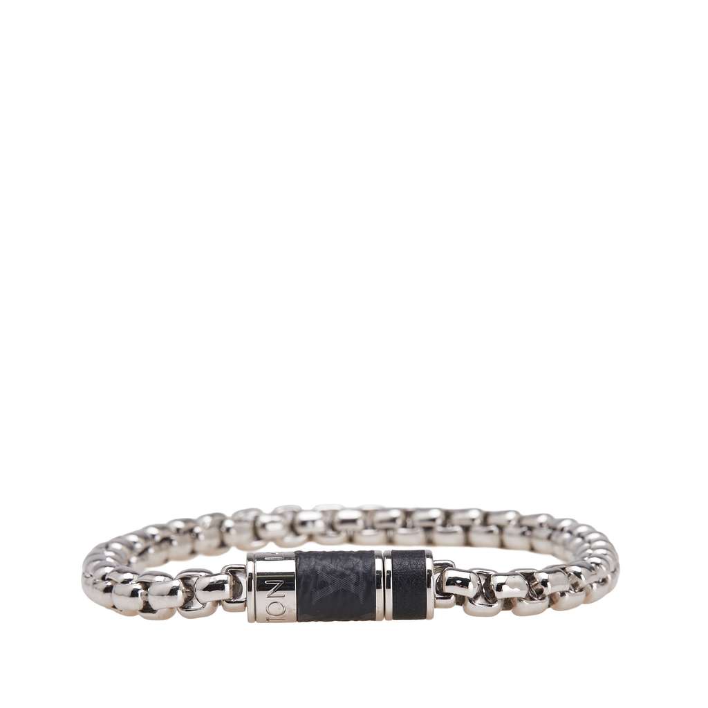 Louis Vuitton Monogram Eclipse Chain Bracelet