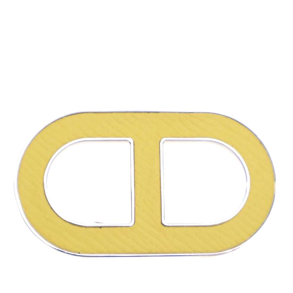 Hermès Epsom Chaine d Ancre Brooch