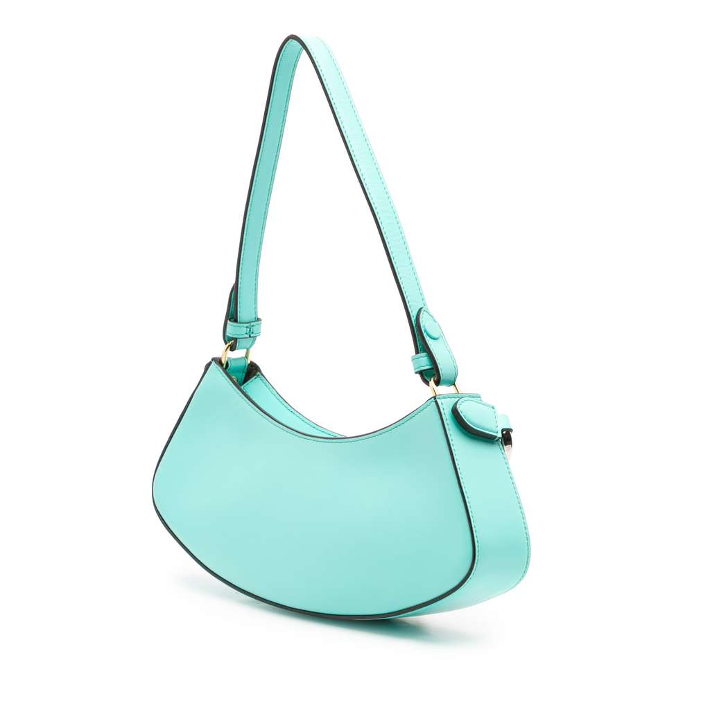 Fendi Leather OLock Swing Satchel - Back view