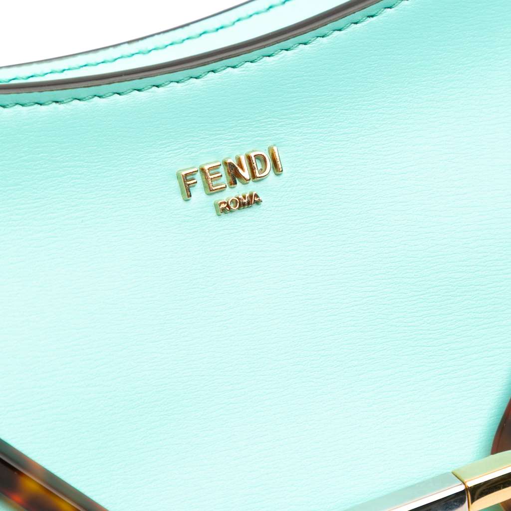 Fendi Leather OLock Swing Satchel - Side view