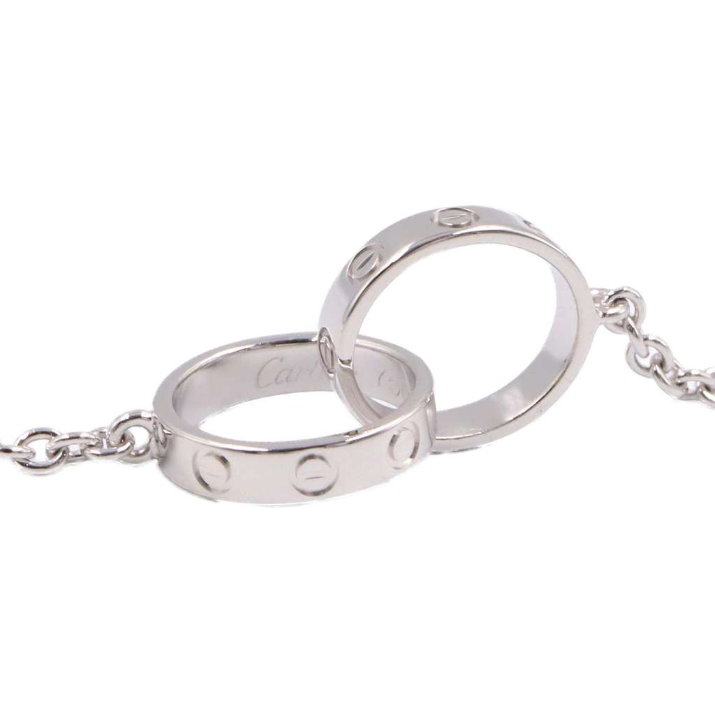 Cartier 18K White Gold Love Necklace - Back view