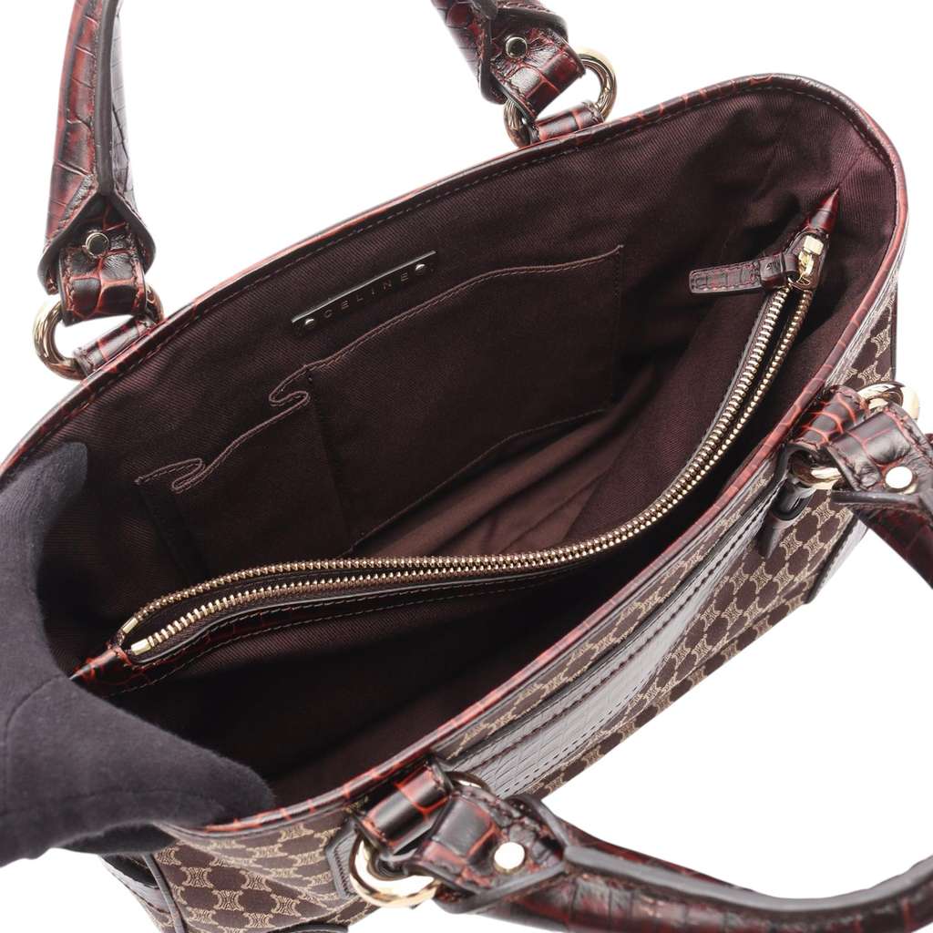 Celine Macadam Canvas Boogie Handbag - Image 6