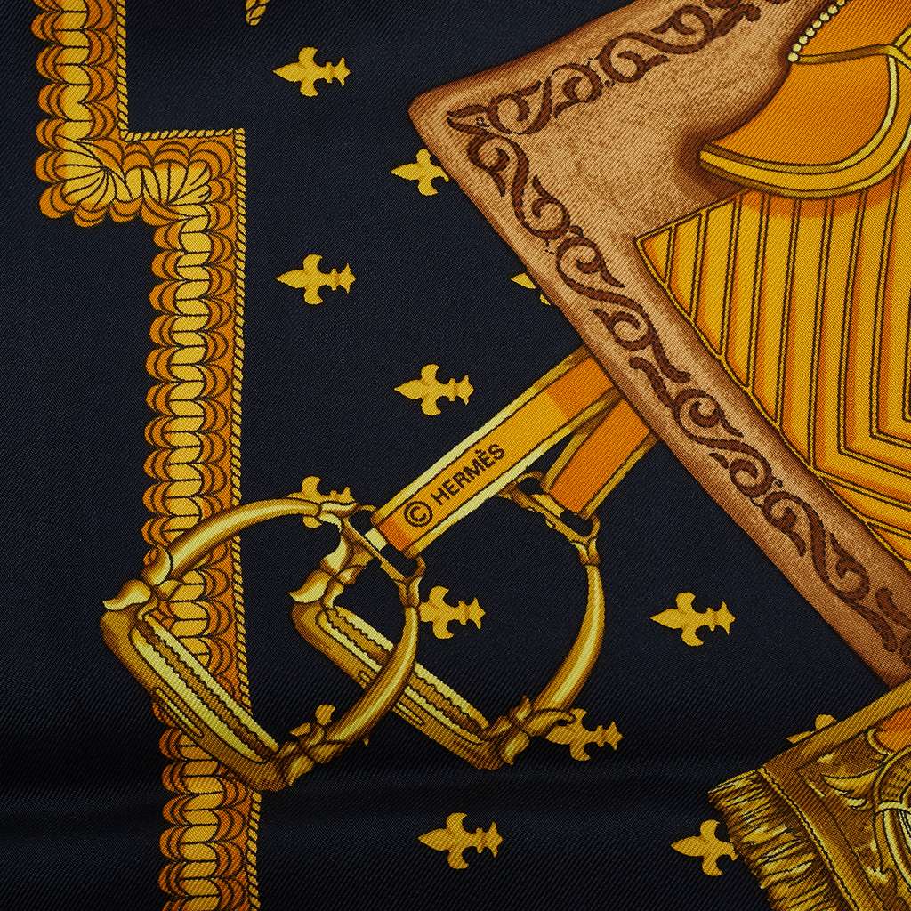 Hermès Selles A Housse Silk Scarf - Image 6