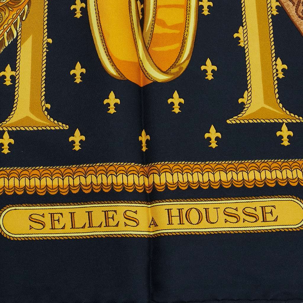 Hermès Selles A Housse Silk Scarf - 4