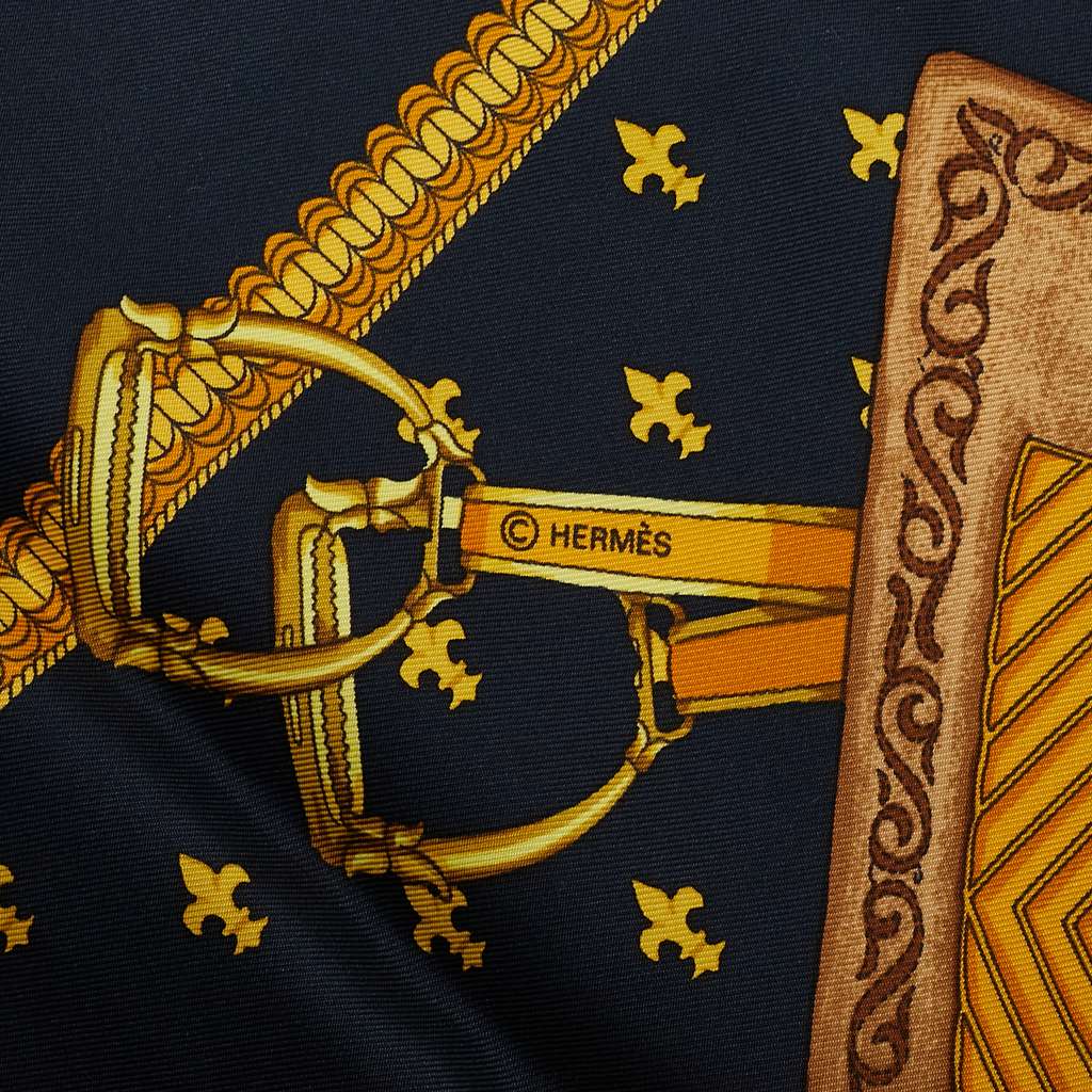 Hermès Selles A Housse Silk Scarf - Detail 1