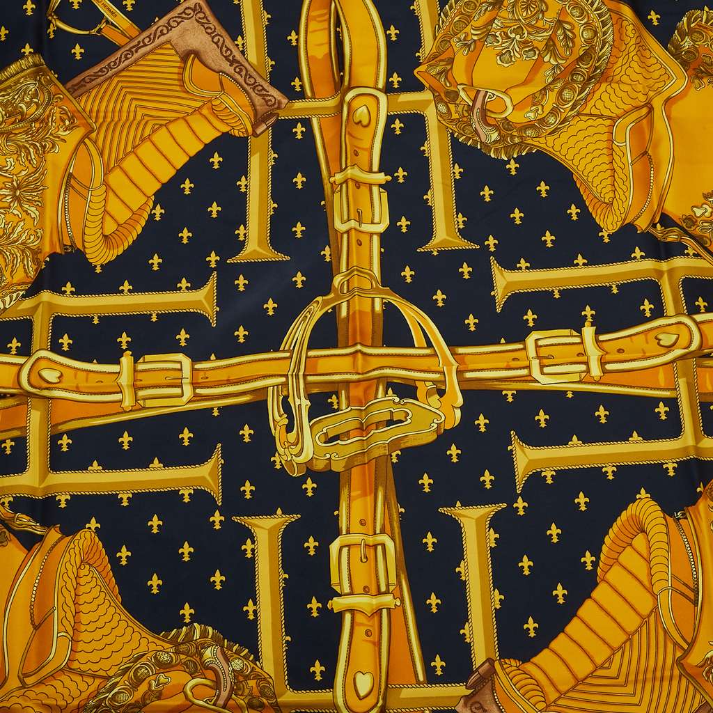 Hermès Selles A Housse Silk Scarf - Detail 2