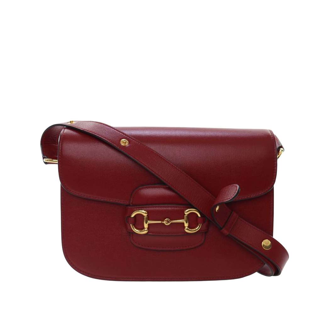 Gucci Medium Leather Horsebit 1955 Shoulder Bag