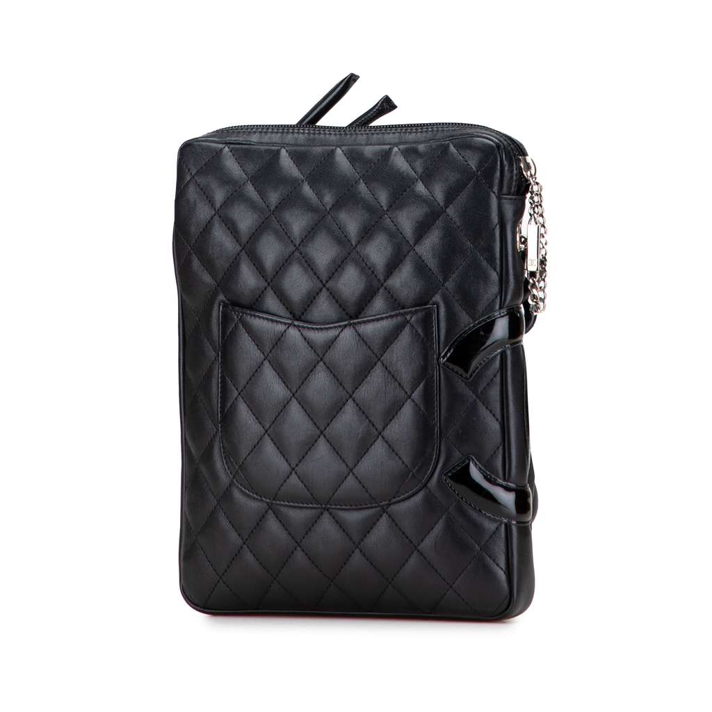 Chanel Lambskin Cambon Ligne Crossbody - Back view