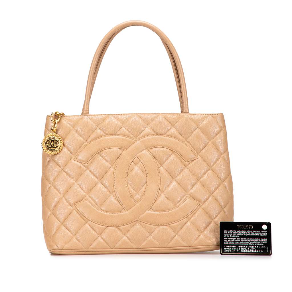 Chanel Caviar Medallion Tote - Image 13