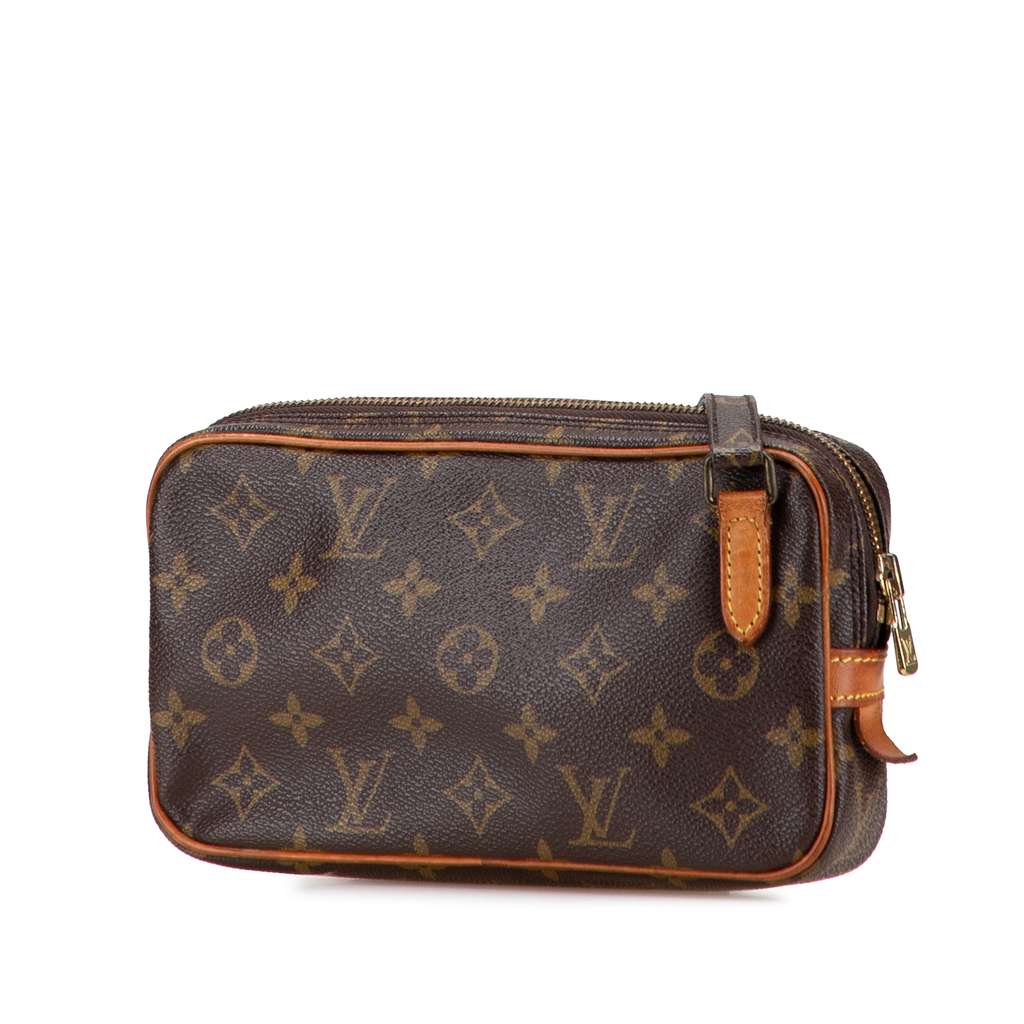Louis Vuitton Monogram Pochette Marly Bandouliere - Back view