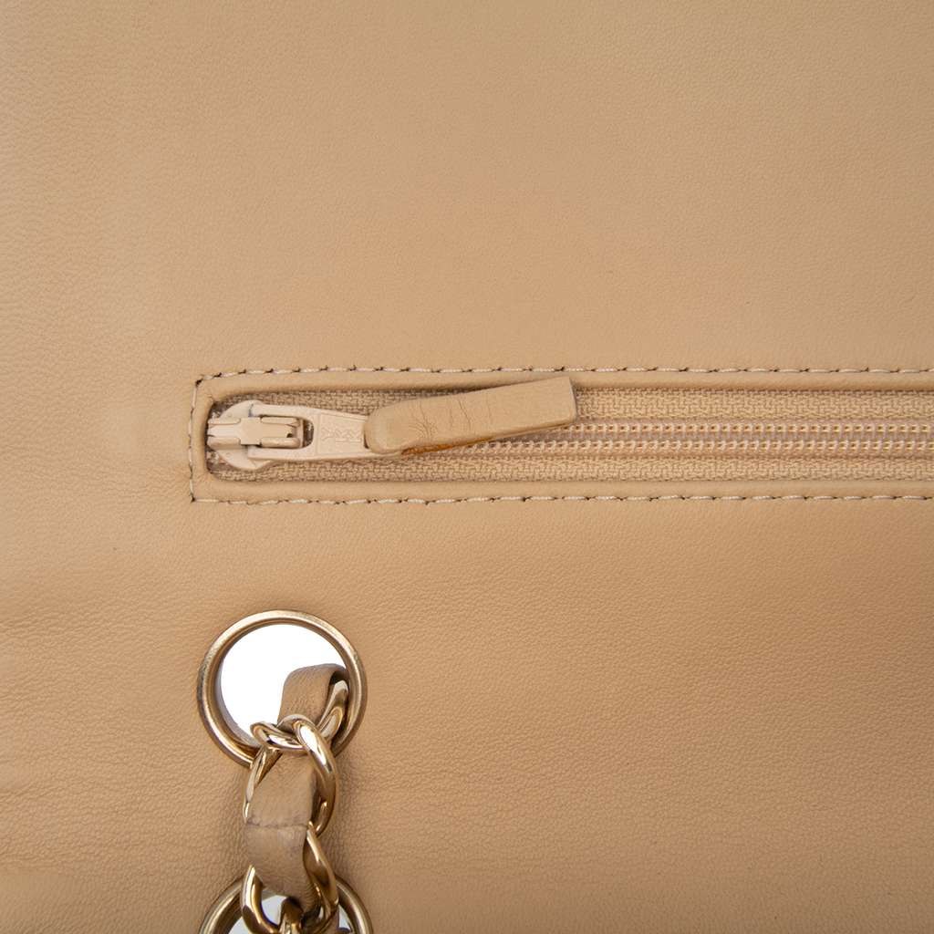 Chanel Medium Classic Jersey Coco Sailor Double Flap - Detail 2