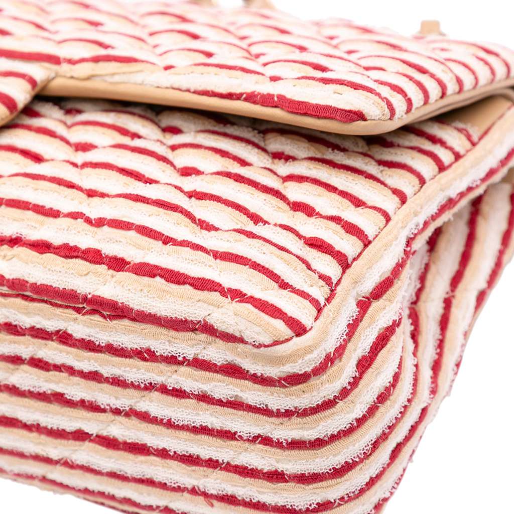 Chanel Medium Classic Jersey Coco Sailor Double Flap - Image 10