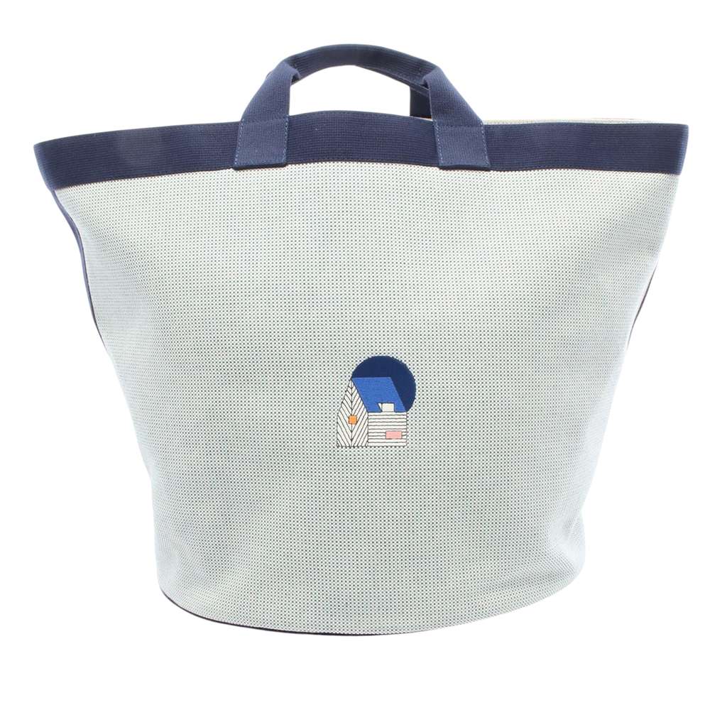 Hermès Toile Basket Tote