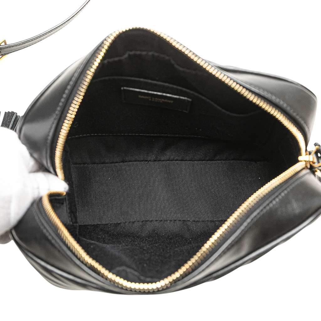 Saint Laurent Matelasse Leather Monogram Lou Camera Bag - 4